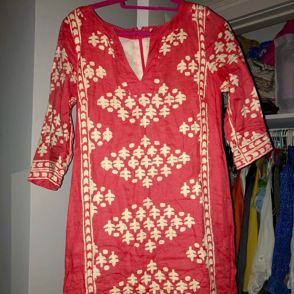 J-Crew Block Print Dress